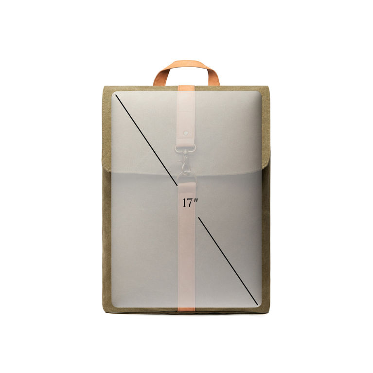 Bosler GRS återvunnen canvas ryggsäck