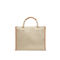 Bosler RCS återvunnen canvas office tote Beige