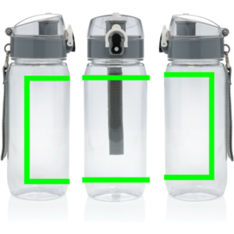 Yide läckagesäker låsbar vattenflaska 600ml RCS återvunnen P