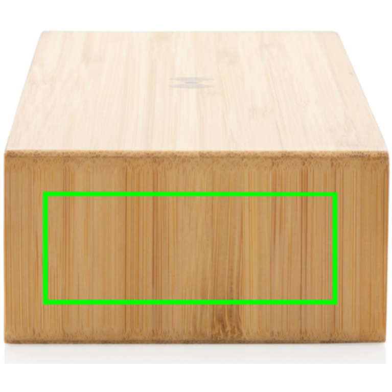 Bambu väckarklocka med 5W trådlös laddning