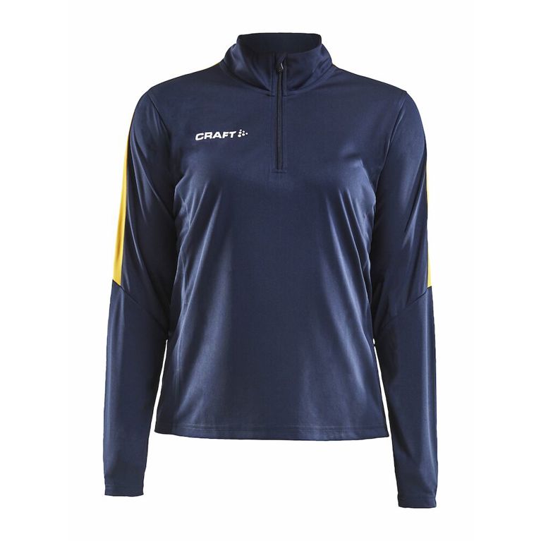 PROGRESS HALFZIP LS TEE W