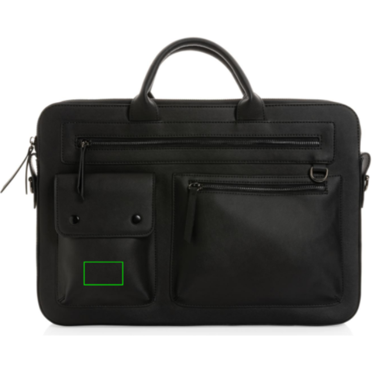 Swiss Peak 14" laptopväska GRS återvunnen PU