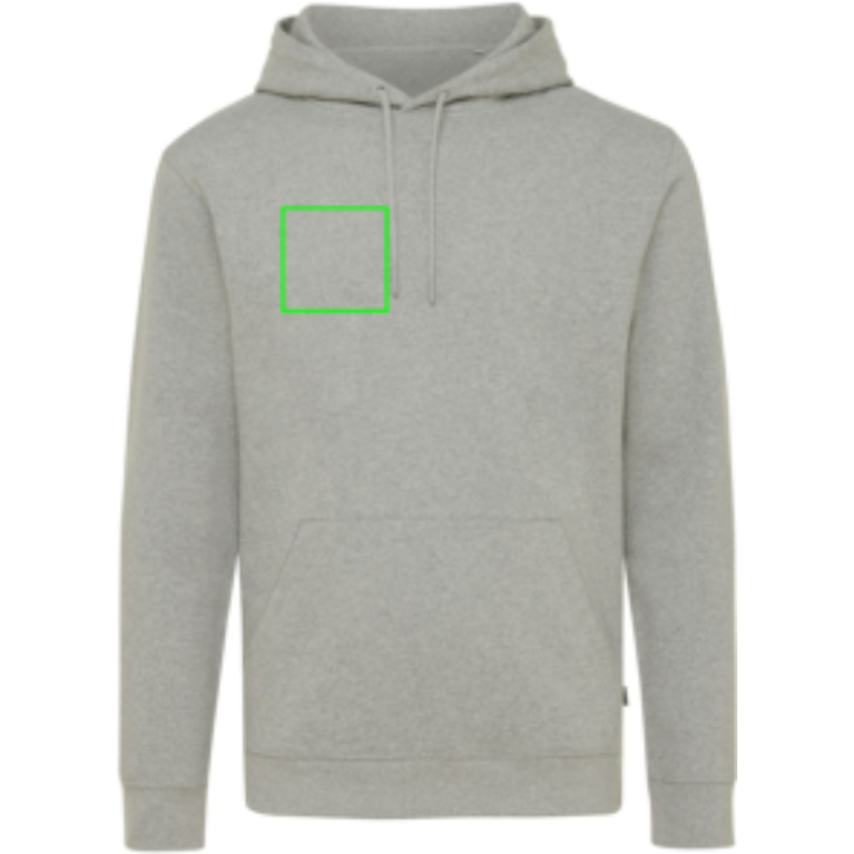 IQONIQ Torres hoodie i återvunnen ofärgad bomull