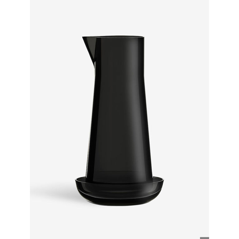 Informal karaff med skål svart 100cl