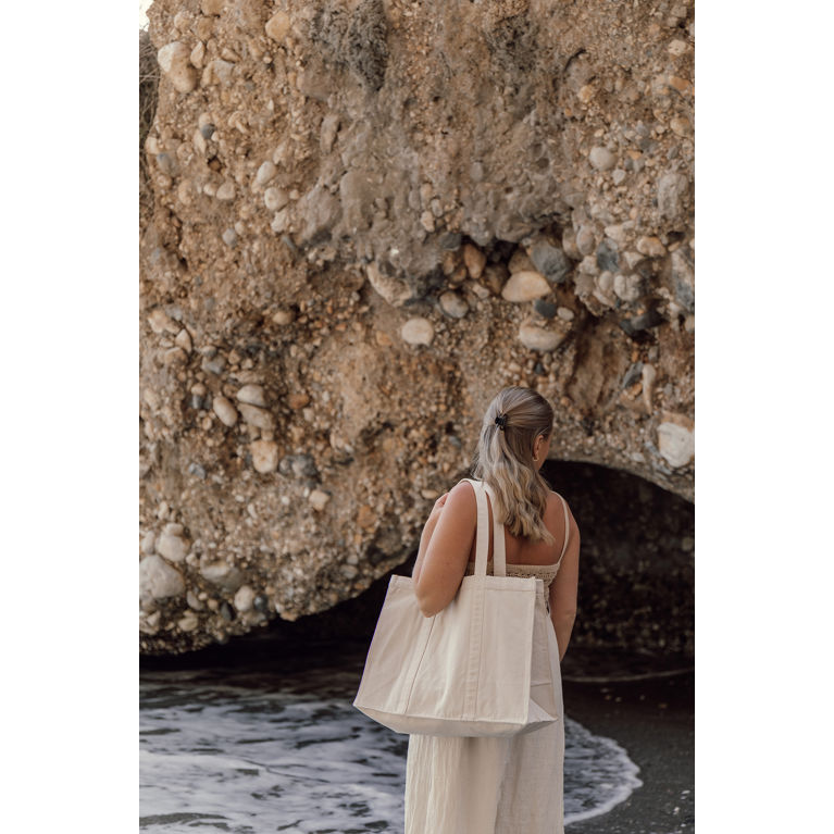 Hilo AWARE™ återvunnen canvas maxi tote bag