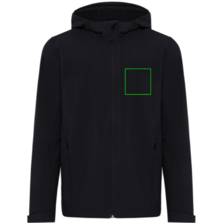 IQONIQ Makalu softshell herrjacka i återvunnen polyester