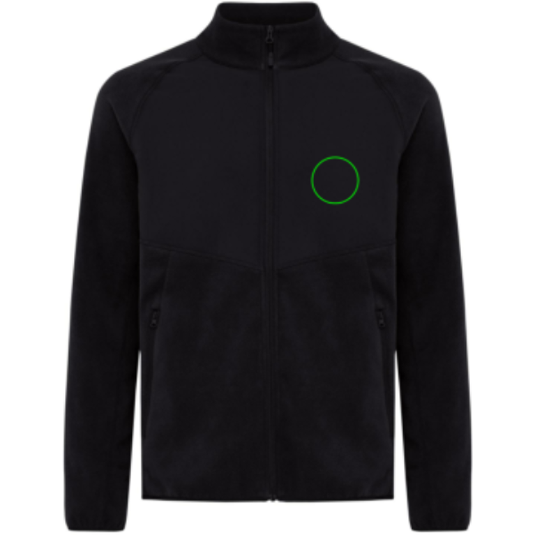 IQONIQ Talung microfleece med zipper i återvunnen polyester