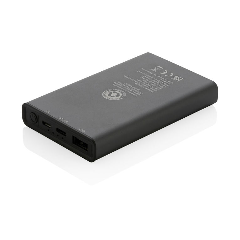 Terra 5.000 mAh powerbank RCS återvunnen aluminium