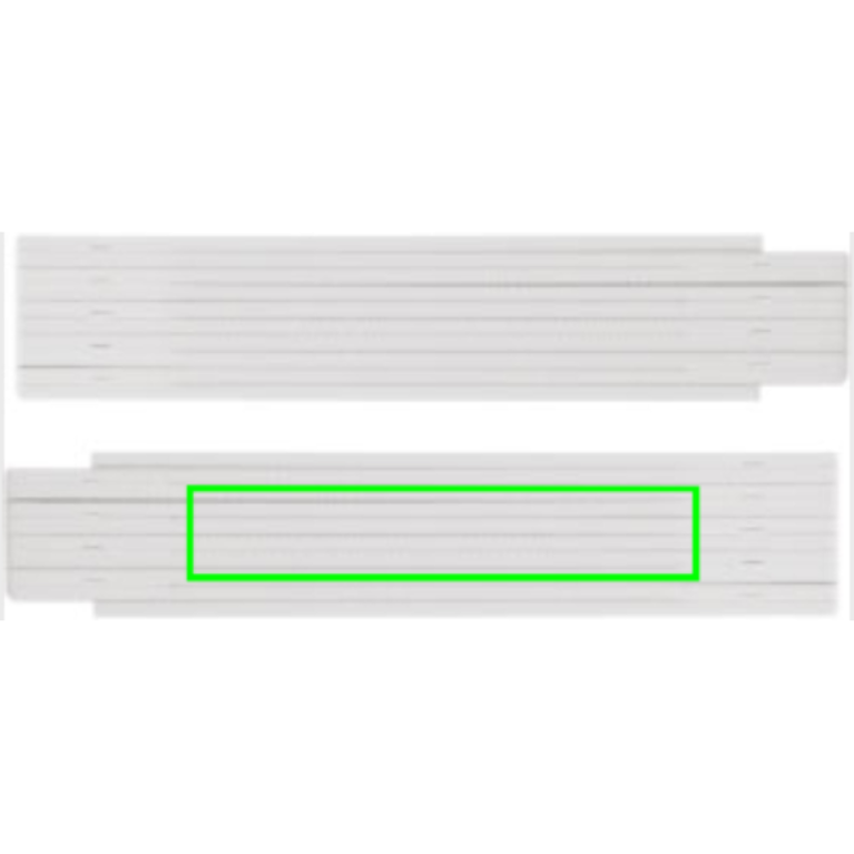 Måttstock Glasfiber 1m