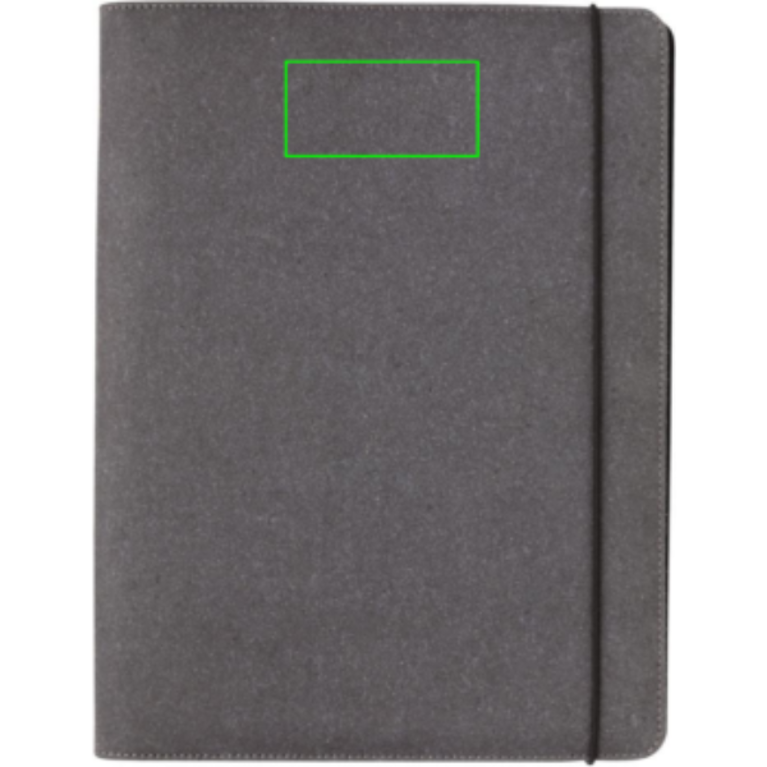 A4 portfolio i återvunnet läder