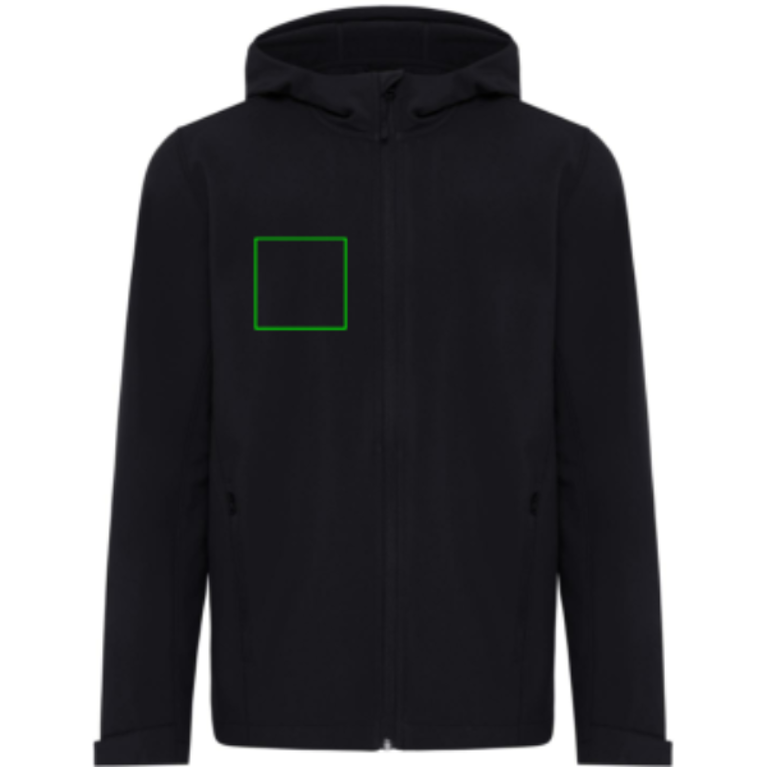 IQONIQ Makalu softshell herrjacka i återvunnen polyester