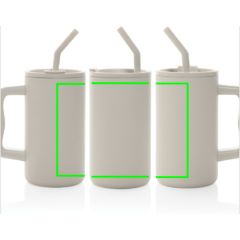 Cube RCS-certifierad kontorsmugg i återvunnet stål 800 ml.