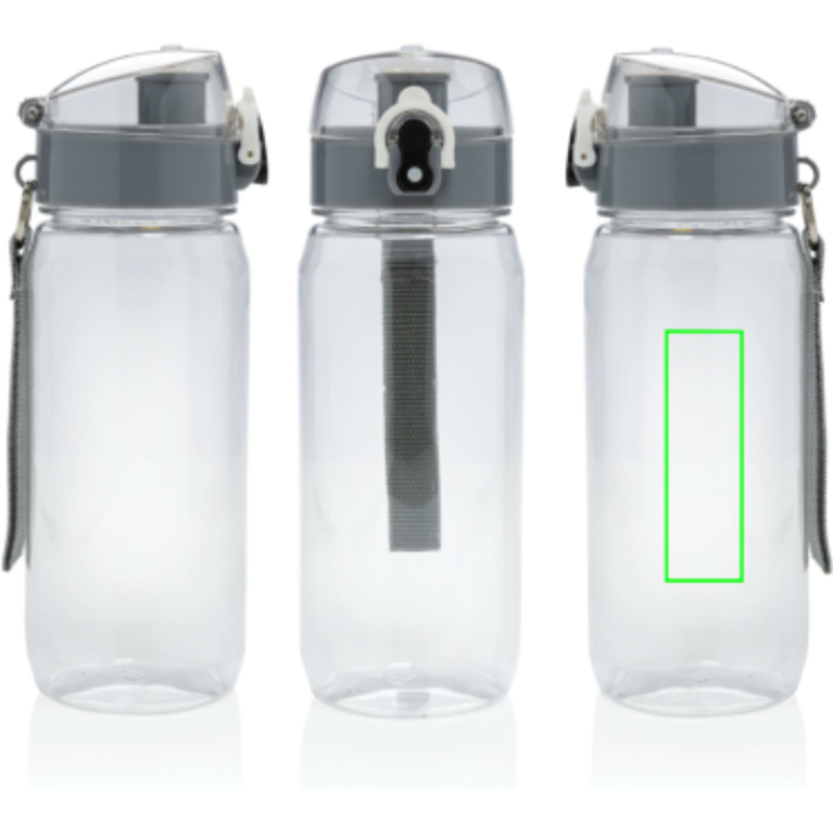 Yide läckagesäker låsbar vattenflaska 600ml RCS återvunnen P