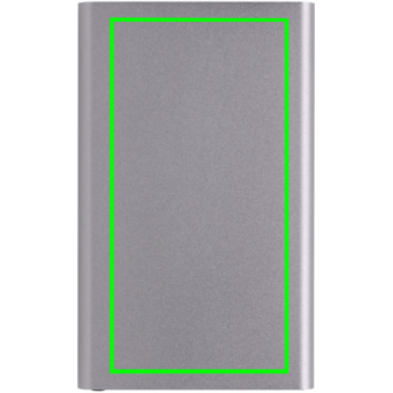 4.000mAh powerbank, type C, RCS återvunnen plast/aluminium