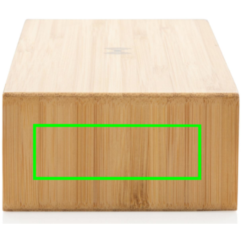 Bambu väckarklocka med 5W trådlös laddning