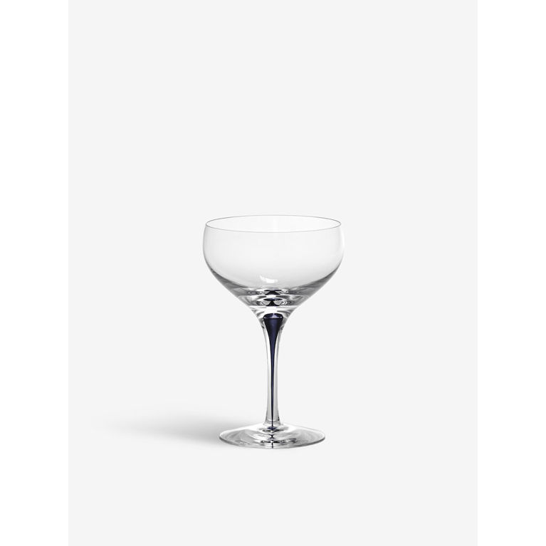 Intermezzo coupe champagneglas blå 30cl