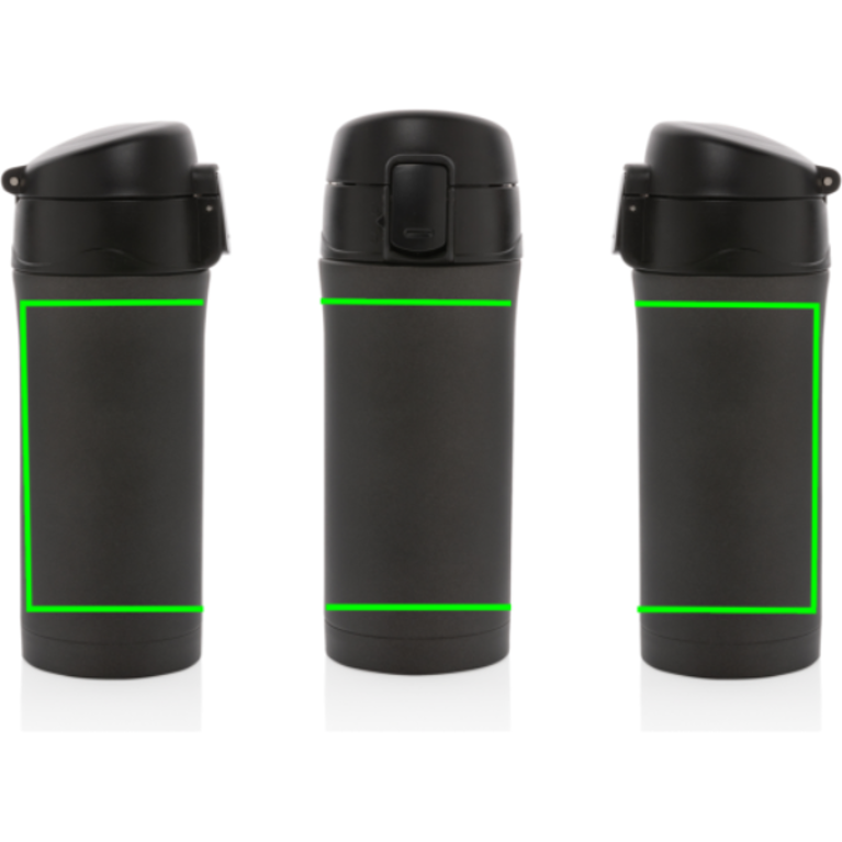 Metallic easy lock vakuummugg