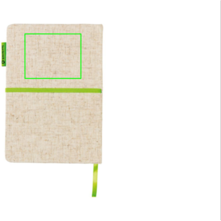 A5 anteckningsbok i jute