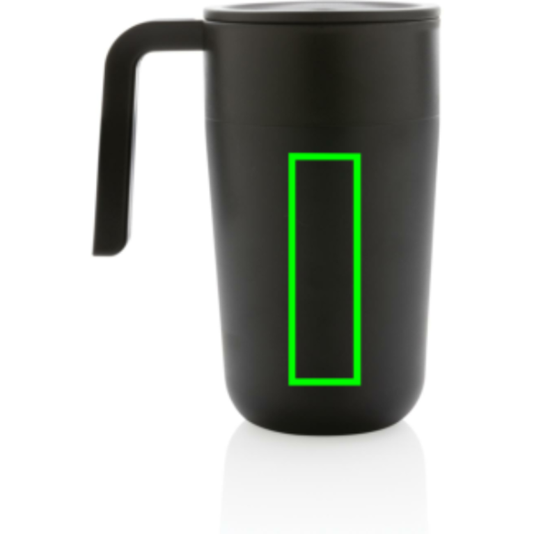 Mugg med handtag, i GRS certifierad PP och S/S