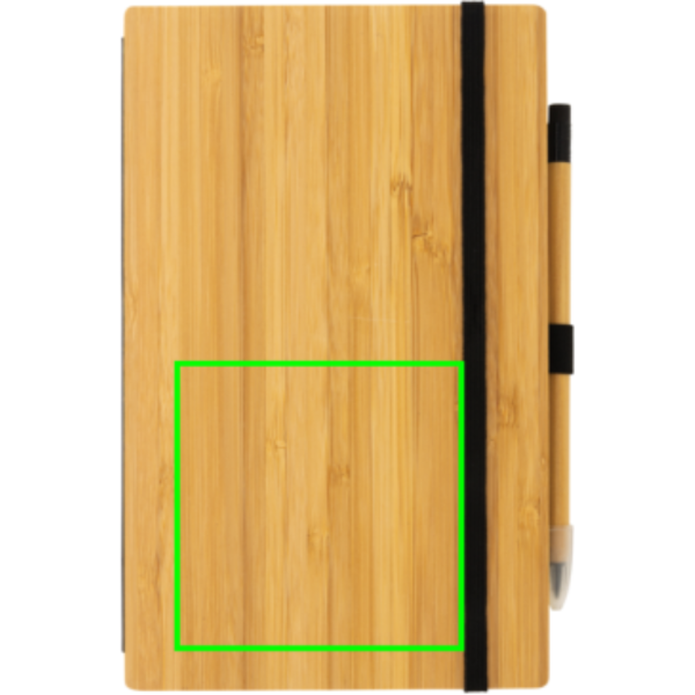 Set anteckningsbok i bambu och infinity penna