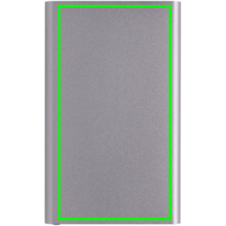 4.000mAh powerbank, type C, RCS återvunnen plast/aluminium