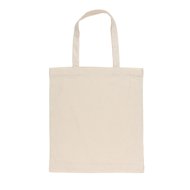 Impact AWARE™ shoppingkasse m. bälg återvunnen bomull 145gsm