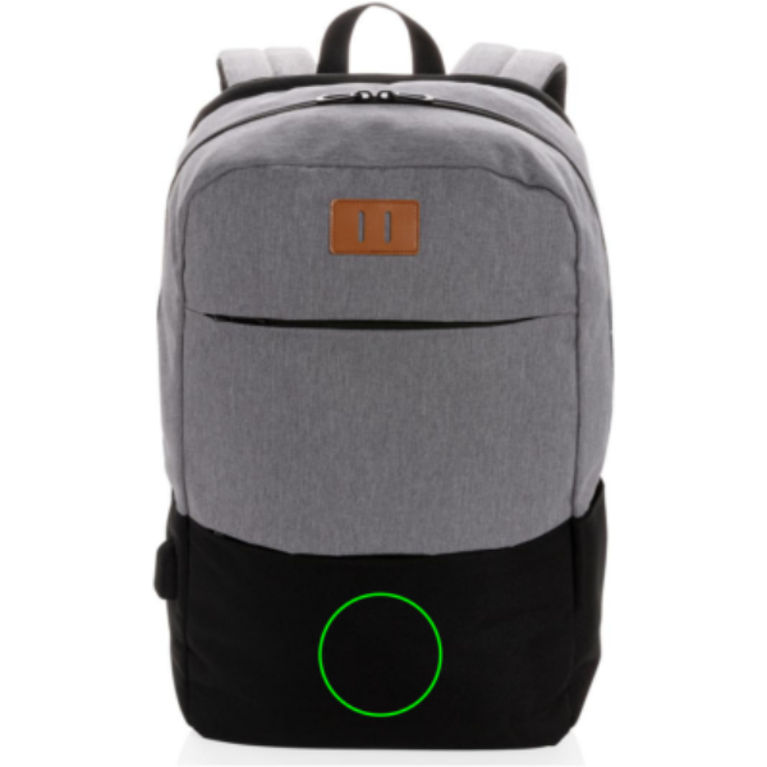 Modern 15.6" USB & RFID laptopryggsäck PVC-fri