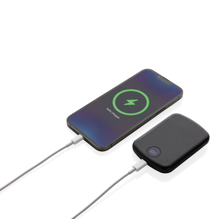 MagBoost 5.000mAh magnetisk powerbank, RCS återvunnen plast