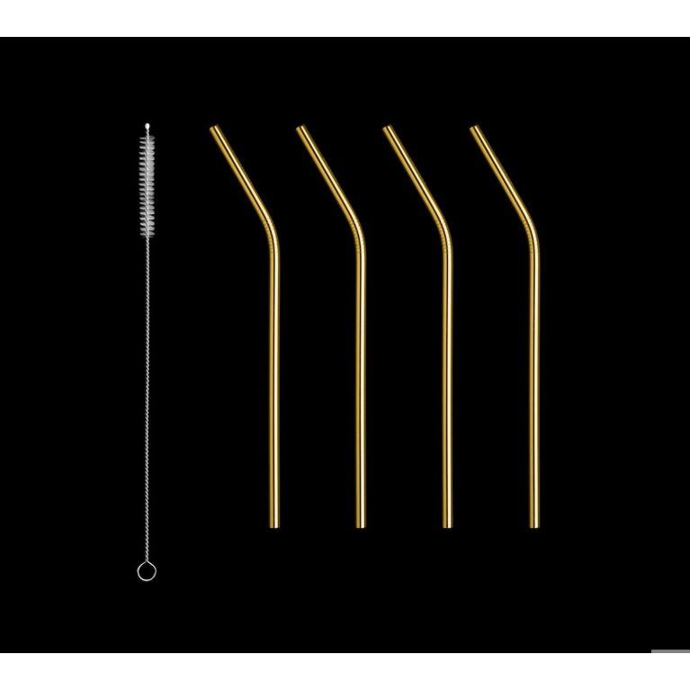 Peak sugrör 210mm 4-pack inkl. rengöringsborste