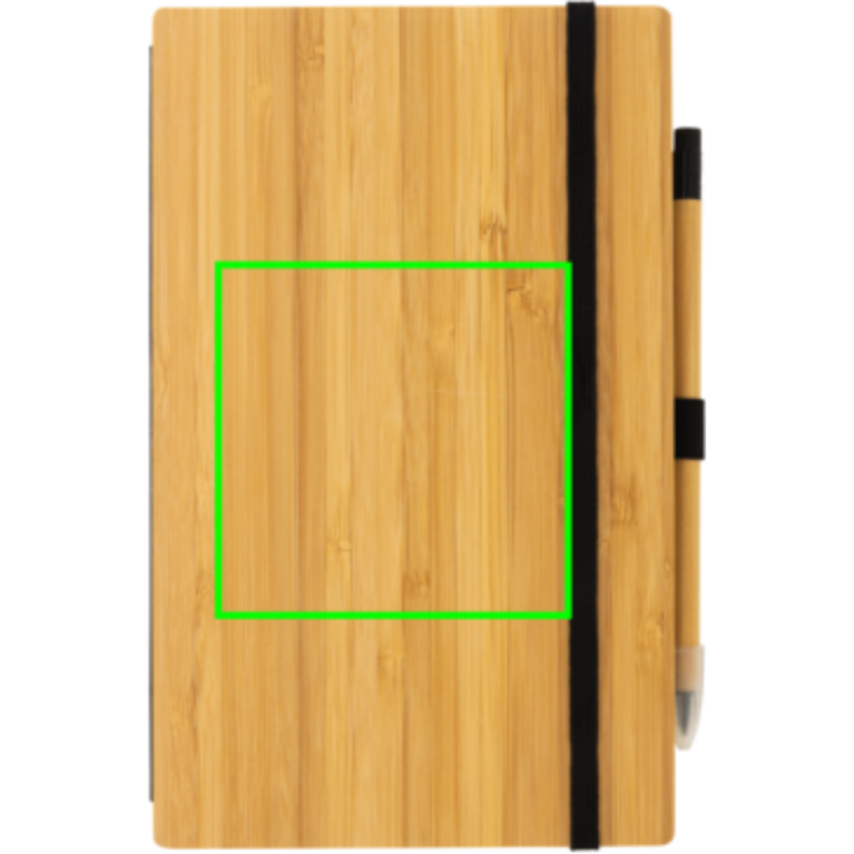 Set anteckningsbok i bambu och infinity penna