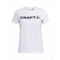 COMMUNITY LOGO SS TEE W WHITE MELANGE