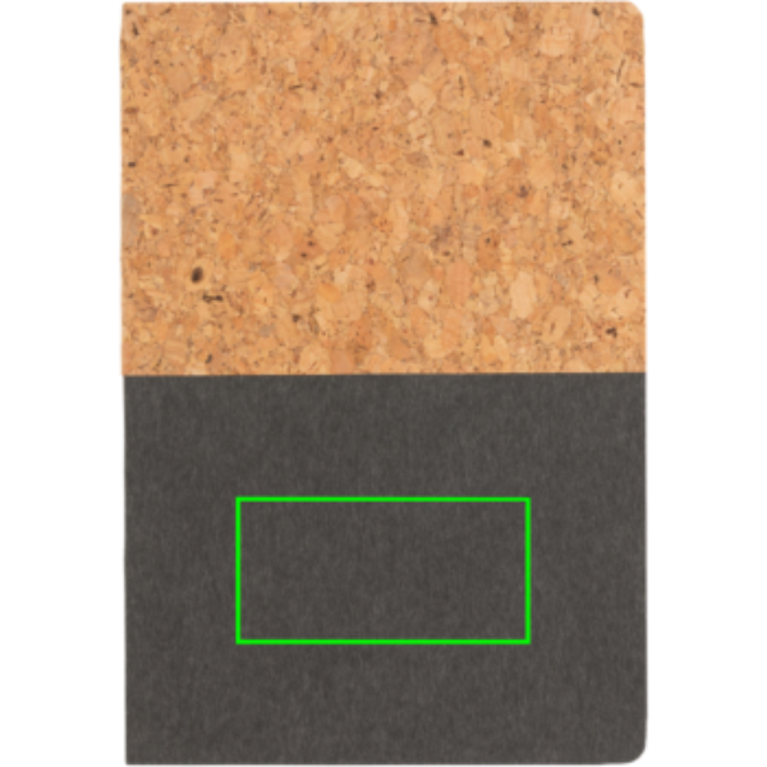 A5 kork & kraft anteckningsbok