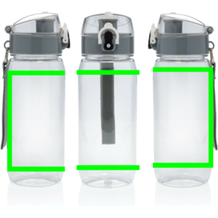 Yide läckagesäker låsbar vattenflaska 600ml RCS återvunnen P