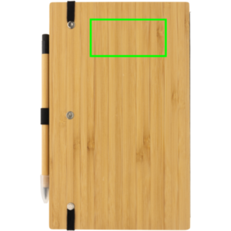 Set anteckningsbok i bambu och infinity penna