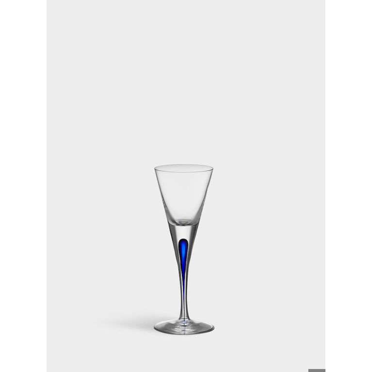 Intermezzo snapsglas blå 6cl