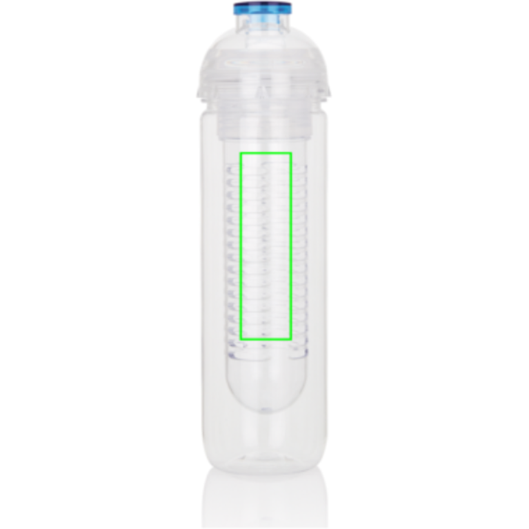 Vattenflaska med fruktbehållare