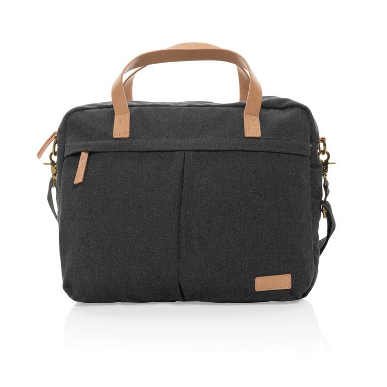 Impact AWARE™ laptopväska i 16 oz. återvunnen canvas