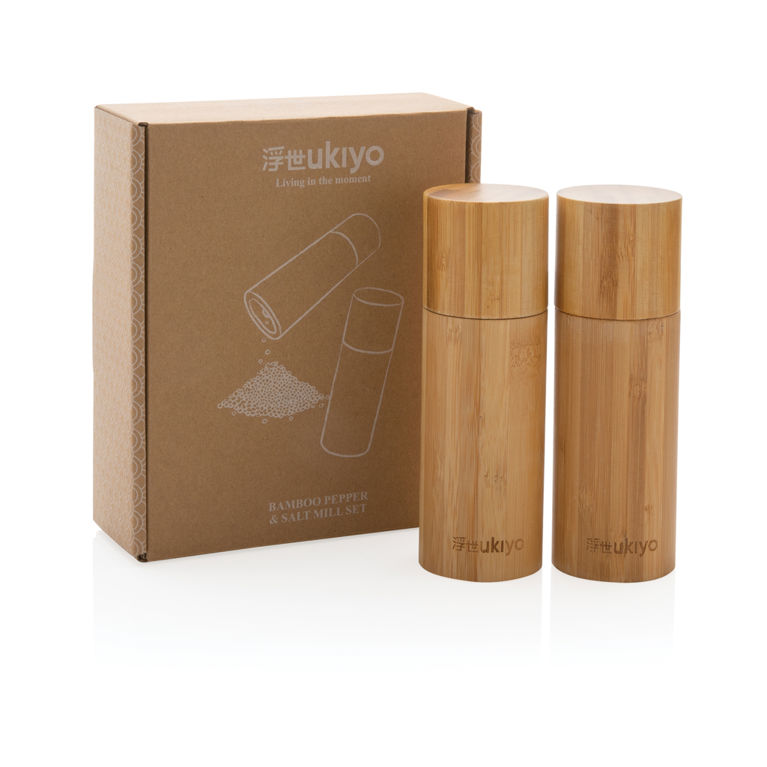 Ukiyo bambu salt & peppar set